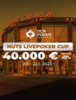 NUTS Livepoker CUP | 20- 22 JAN 2023 | Main Event 40.000€ GTD